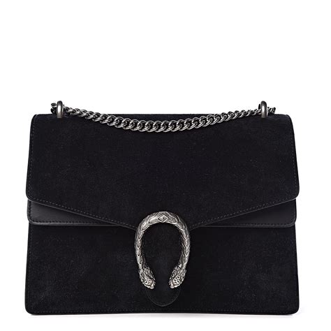 gucci dionysus black leather|gucci dionysus bag suede medium.